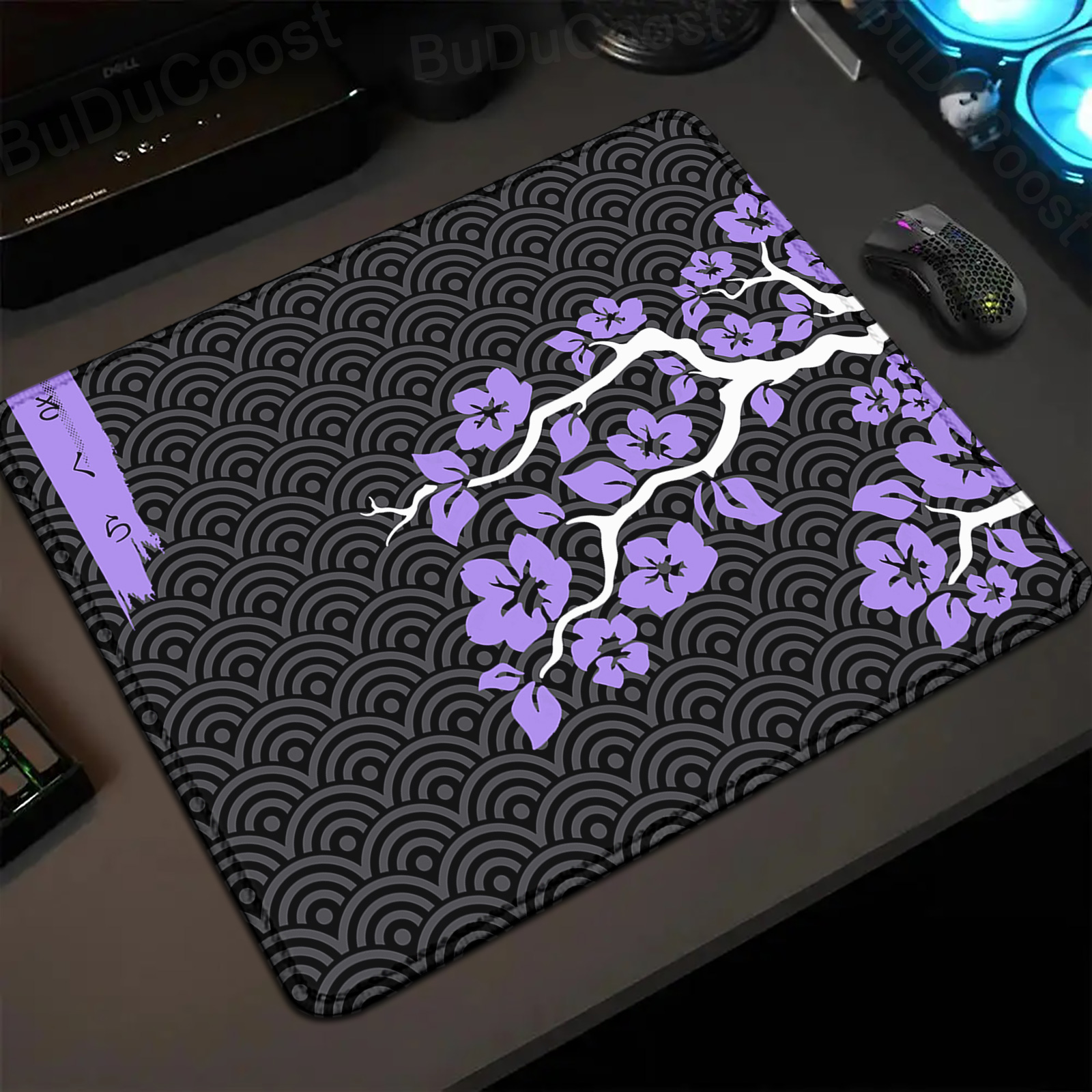 Tradescantia Purple - Small Size Mousepad Sakura Art Design