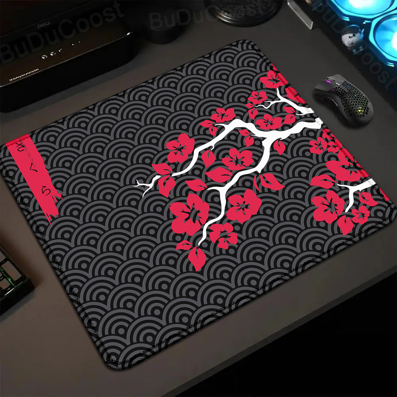 Small Size Mousepad Sakura Art - Tradescantia Purple avis et prix