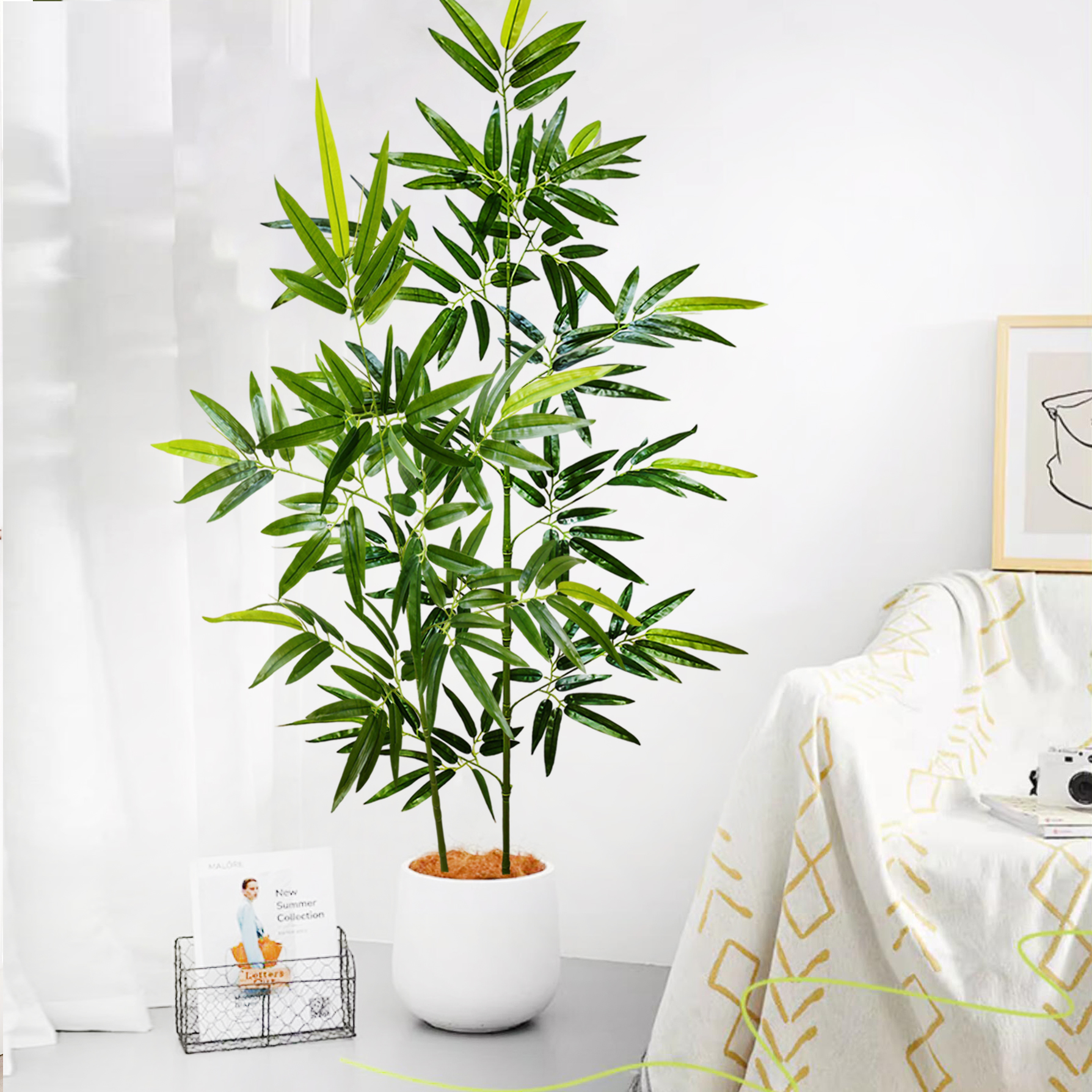 100-240cm/94.4in Artificial ba - Dracaena Marginata avis et prix