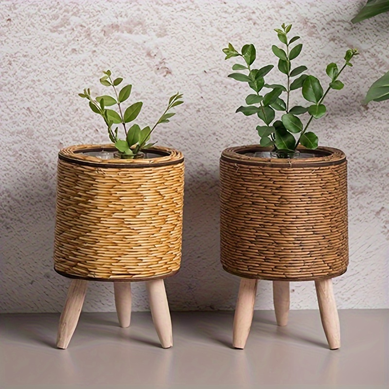 Charming Rustic Rattan Planter - Aloe Vera Pot avis et prix