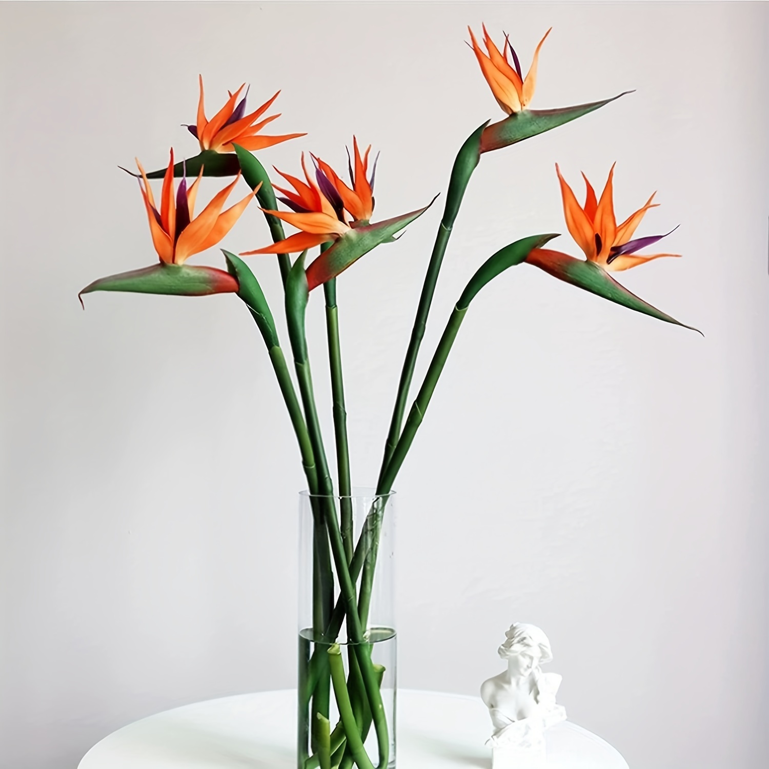 3Pcs Artificial Heaven Bird Fl - Bird Paradise Strelitzia avis et prix