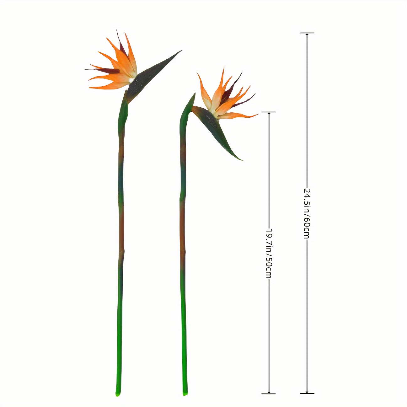 3Pcs Artificial Heaven Bird Fl - Bird Paradise Strelitzia avis et prix