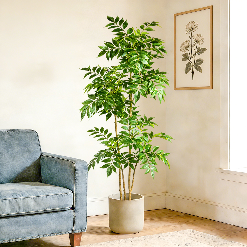 76-140cm Artificial Rubber Tre - Dracaena Marginata avis et prix