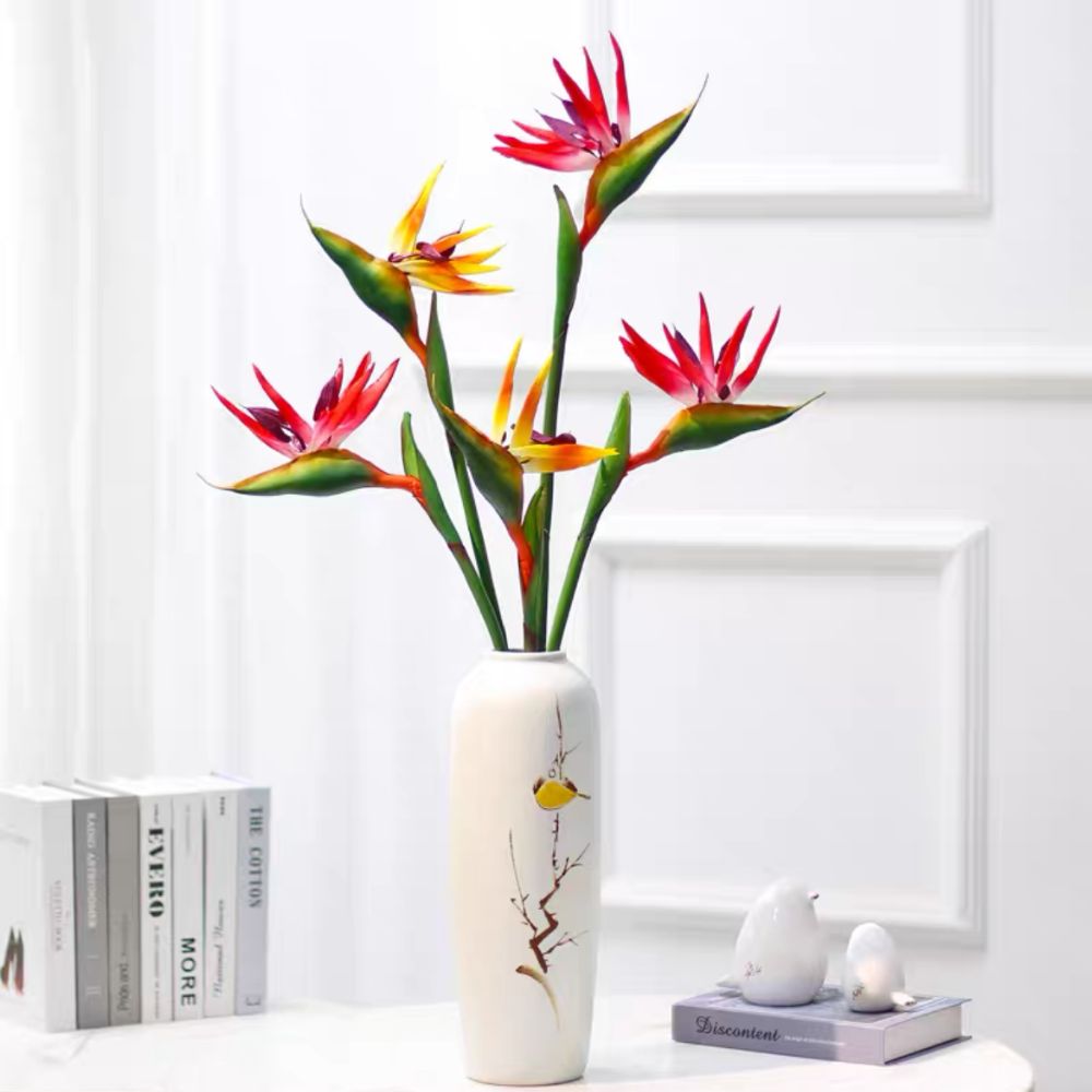 Long Stem Artificial Bird of P - Bird Paradise Strelitzia avis et prix