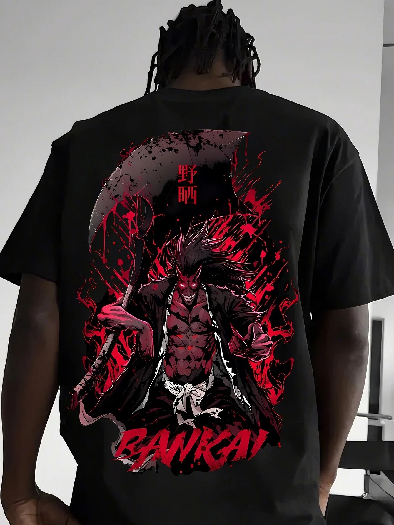 2026 BLEACH Kenpachi T-shirt A - Aglaonema Red avis et prix