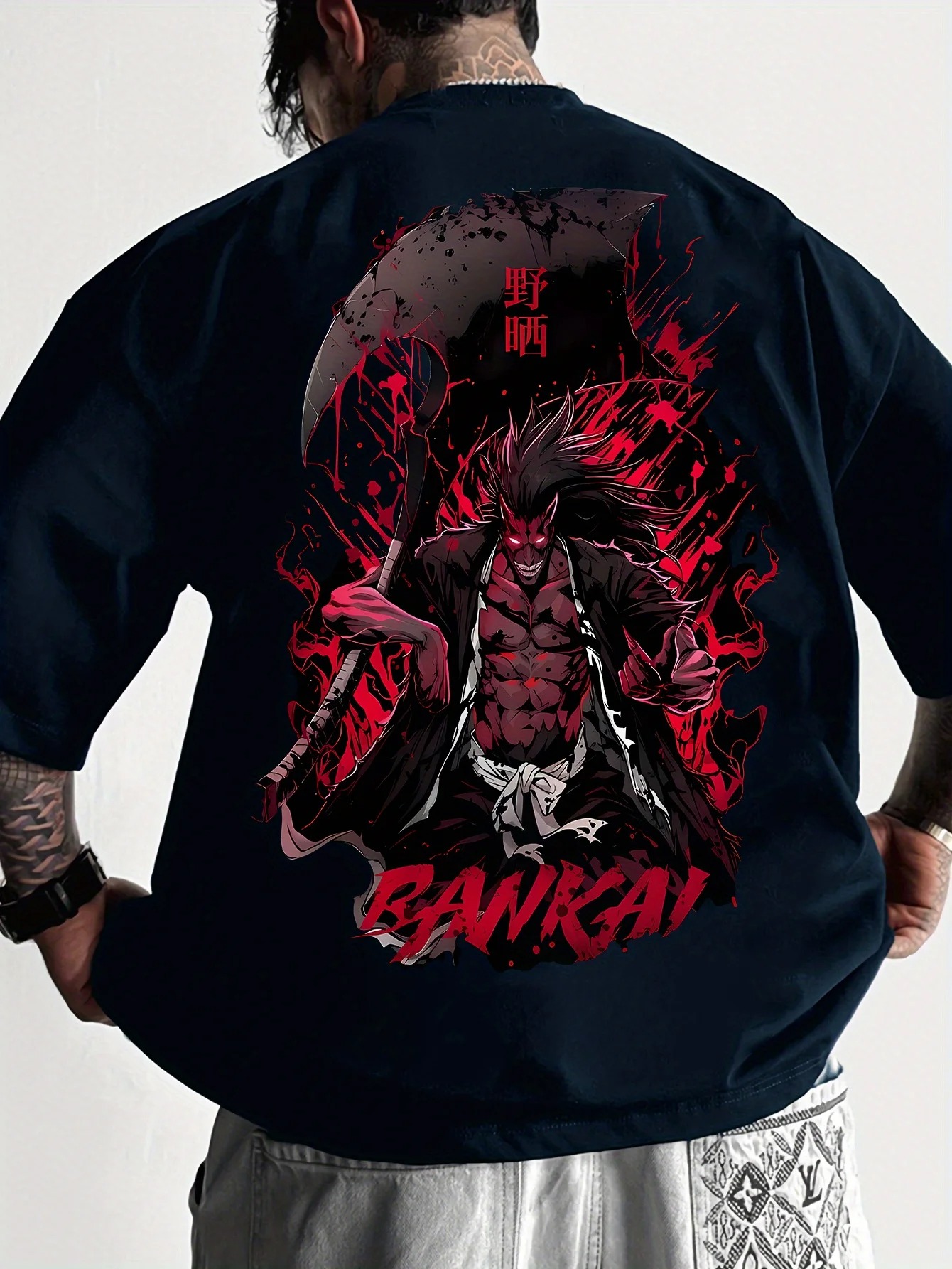 2026 BLEACH Kenpachi T-shirt A - Aglaonema Red avis et prix