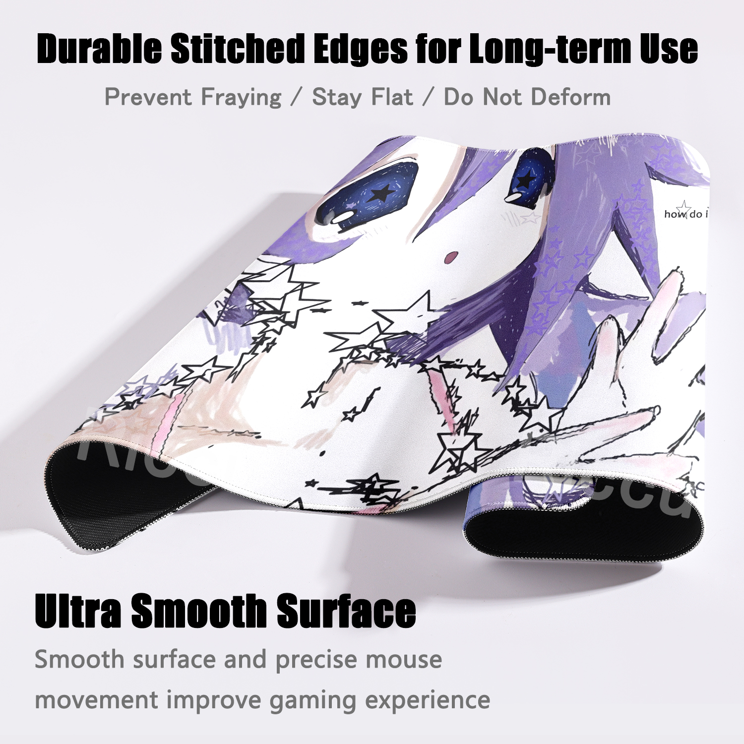 Purple Anime Girls Large Mouse - Tradescantia Purple avis et prix