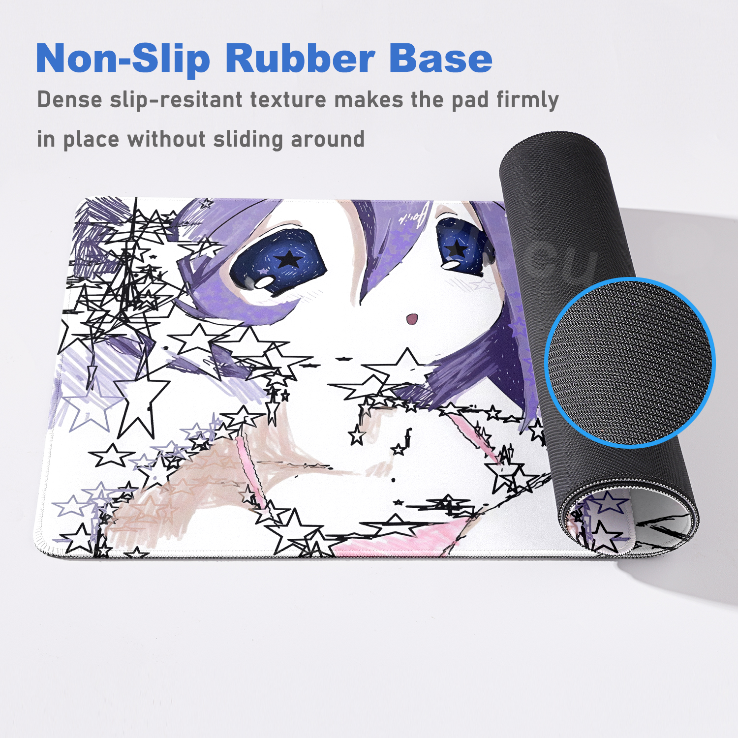 Purple Anime Girls Large Mouse - Tradescantia Purple avis et prix