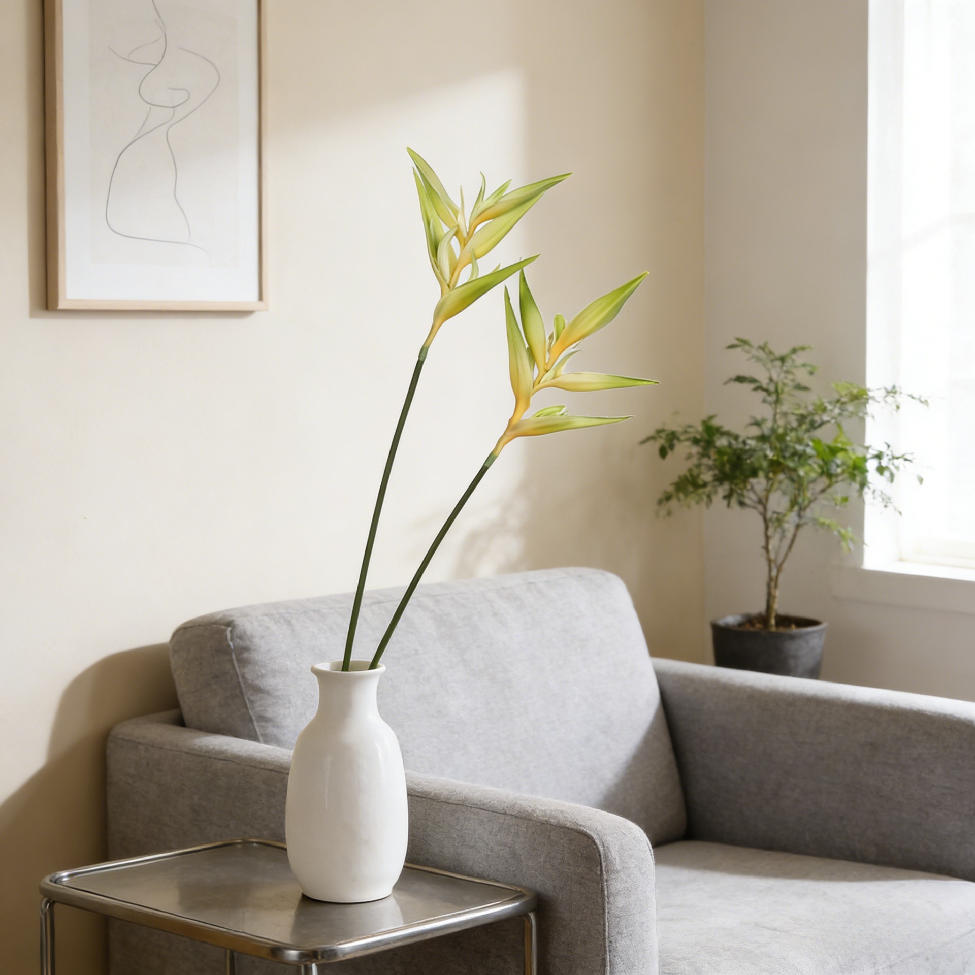 36.6 Inch Artificial Bird of P - Bird Paradise Strelitzia avis et prix