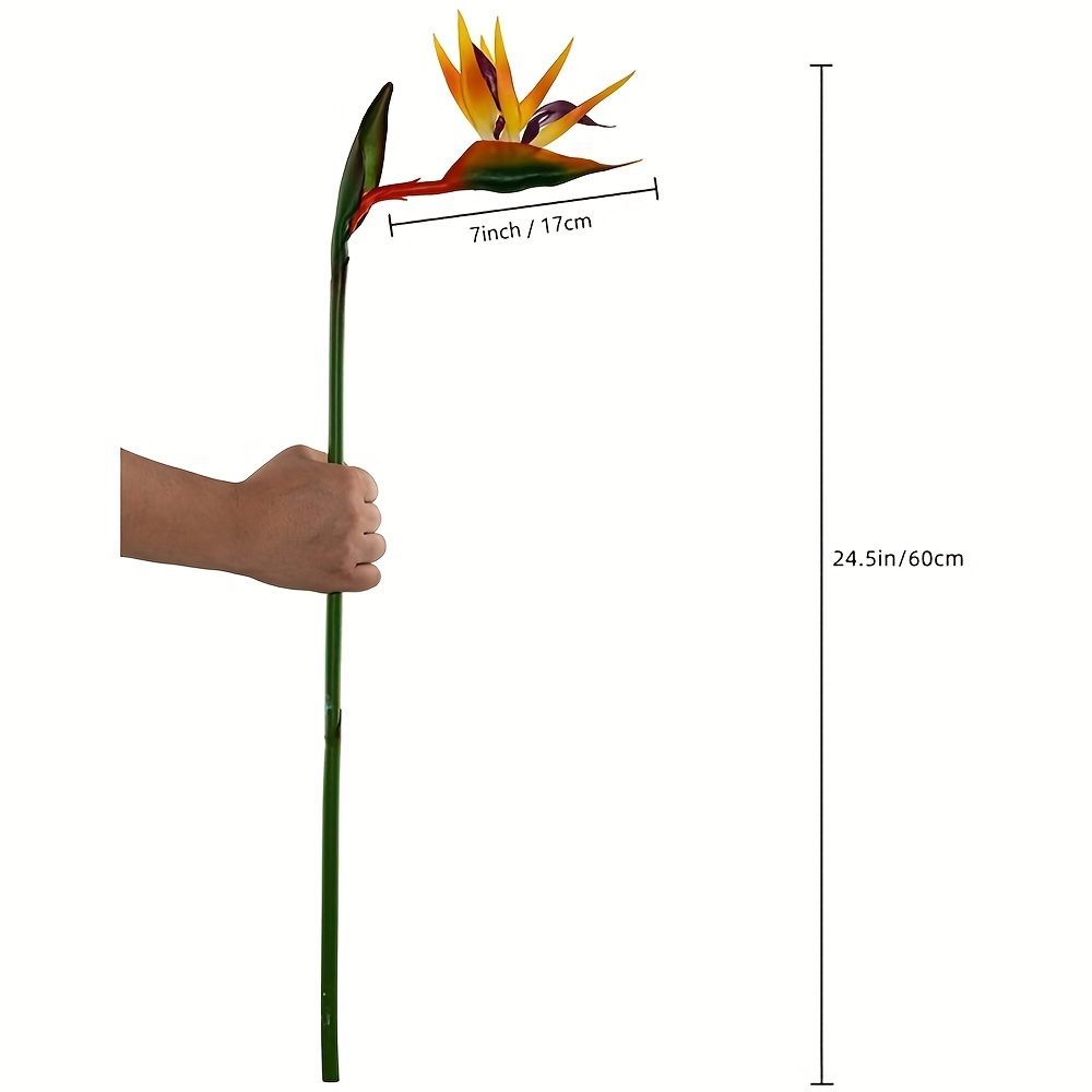 3pcs Artificial Bird Of Paradi - Bird Paradise Strelitzia avis et prix