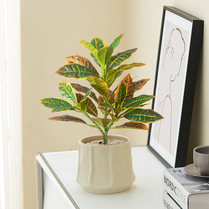 24-41cm Artificial Plants Fake - Ficus Lyrata Tree avis et prix