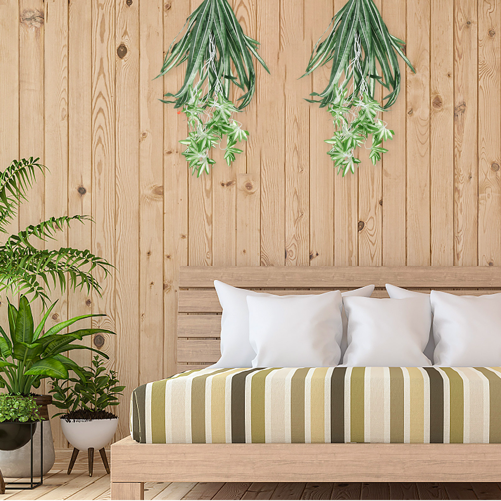 1Pcs Realistic Artificial Chlo - Spider Plant Hanging avis et prix