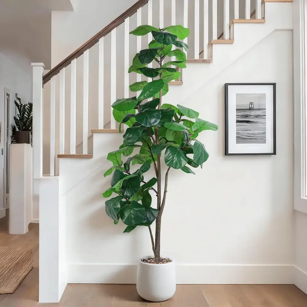 Artificial Large Ficus Lyrata  - Ficus Lyrata Tree avis et prix