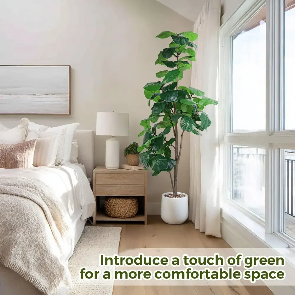 Artificial Large Ficus Lyrata  - Ficus Lyrata Tree avis et prix