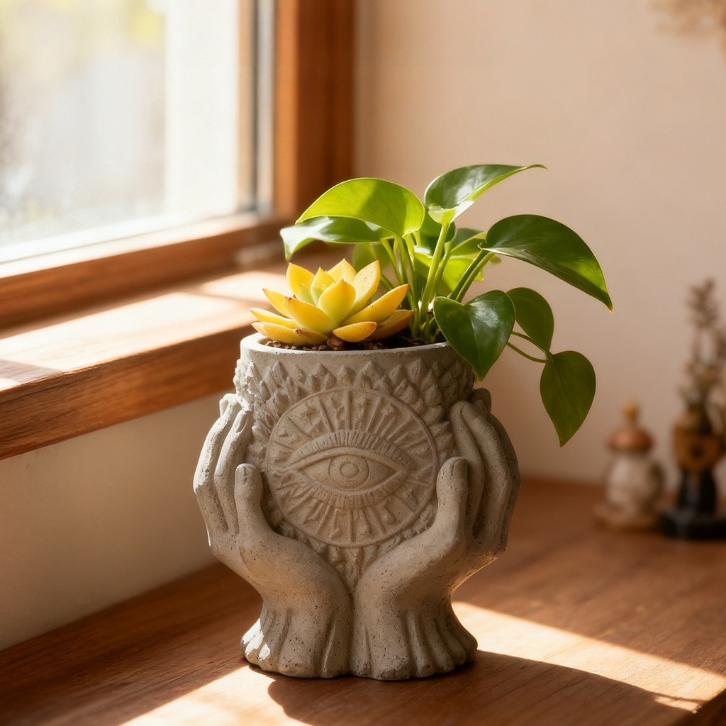 Guardian Eye Candle Cup Silico - Echeveria Succulent avis et prix