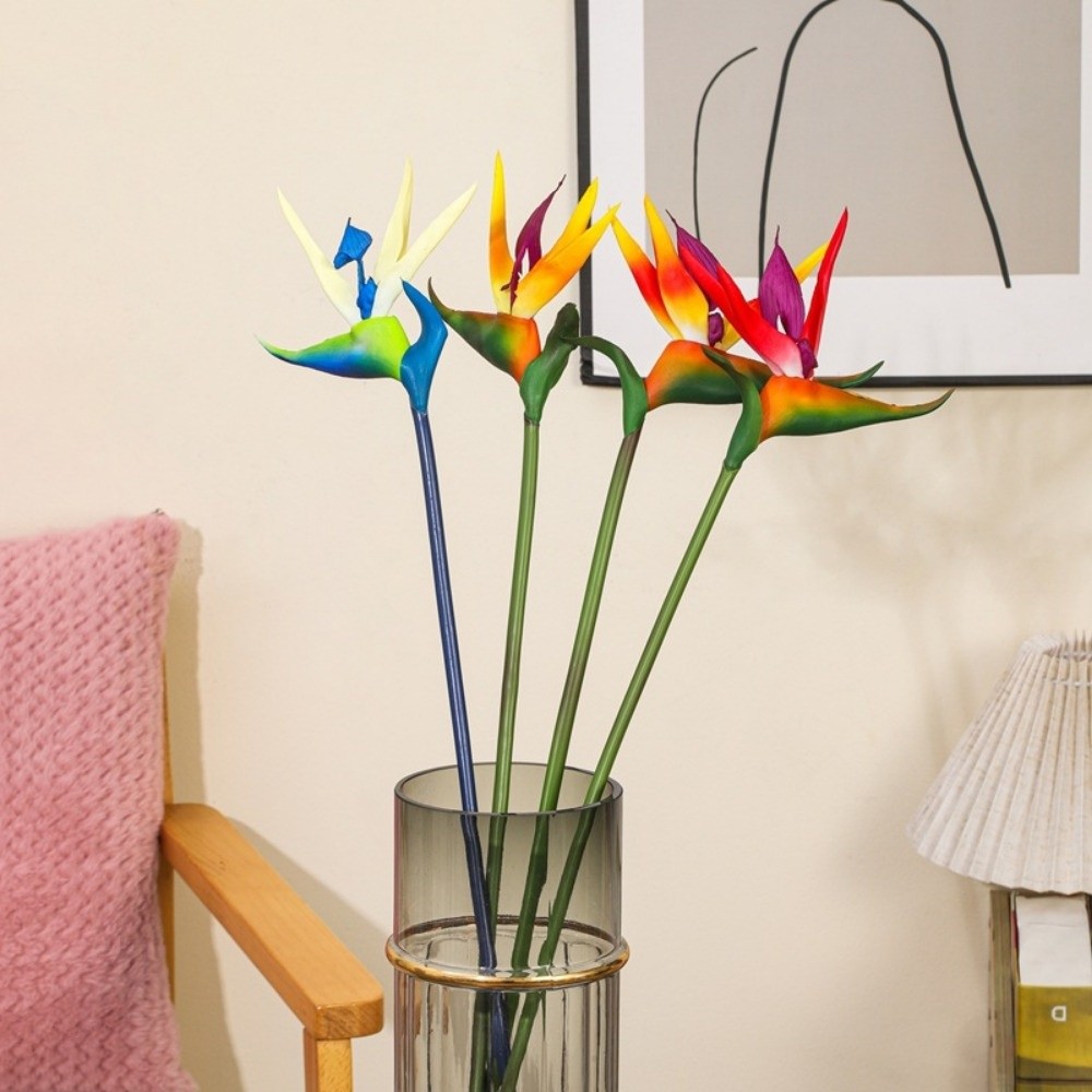 New Long Stem Artificial Bird  - Bird Paradise Strelitzia avis et prix