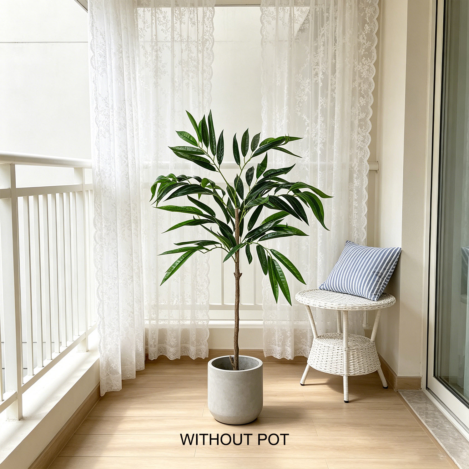 65-210cm/6.9ft Artificial Will - Ficus Lyrata Tree avis et prix